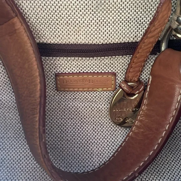 Dooney & Bourke Large signature Hobo bag leather /  blue  rare - Picture 10 of 12